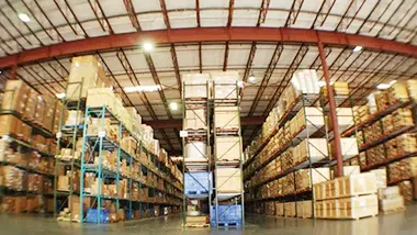 Warehousing equipment service case